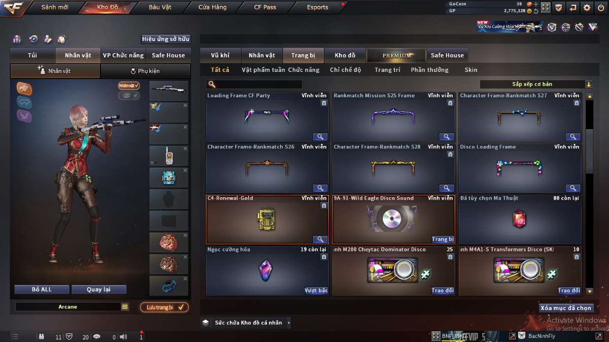 shop acc cf uy tin gia re